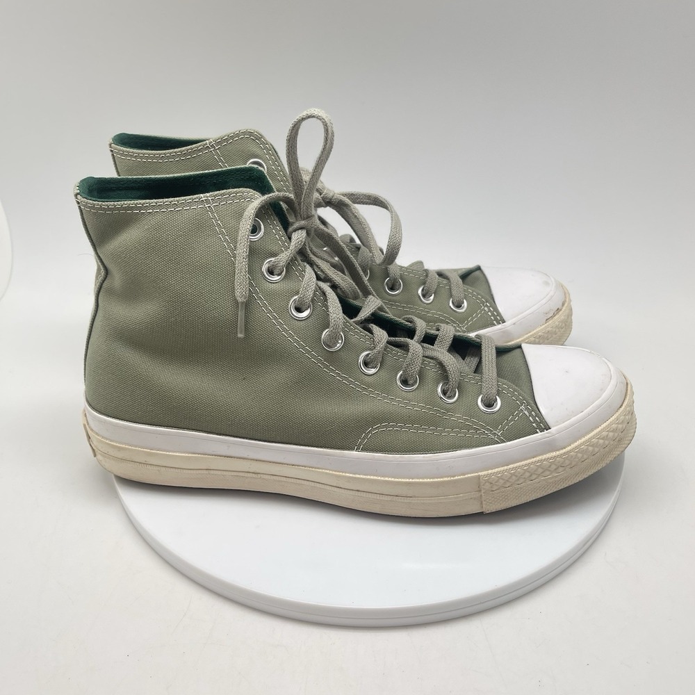 Converse Sneakers Womens 10 Chuck 70 Hi‎ Desert Regeneration Shoes Green A00726C